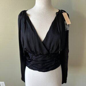 NWT Hutch Jude Black Cut- Out Sleeve